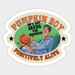 PUMPKIN BOY 2 Sticker